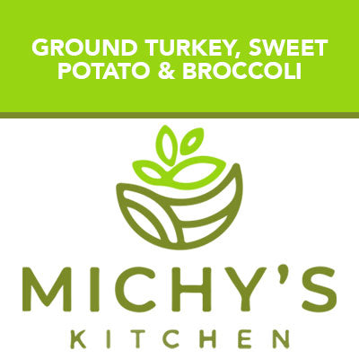 Ground turkey, sweet potato & broccoli